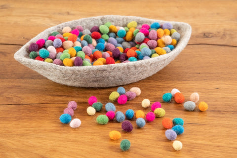 Ostereier Mini aus Filz, 100 Stück