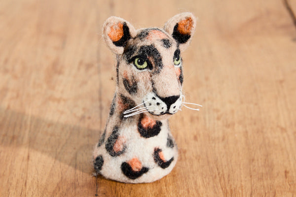 feelz Eierwärmer Leopard Handarbeit
