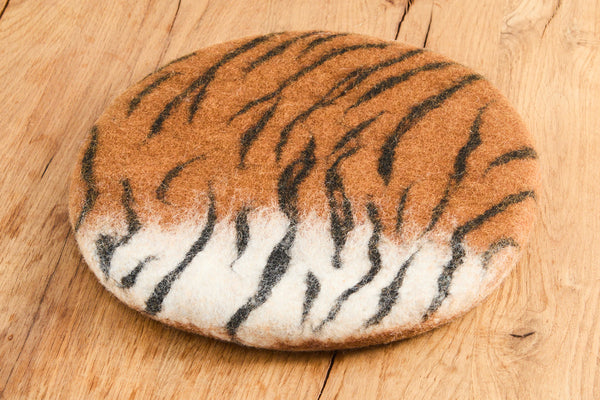 feelz Sitzkissen Tiger rund Wildlife Serie