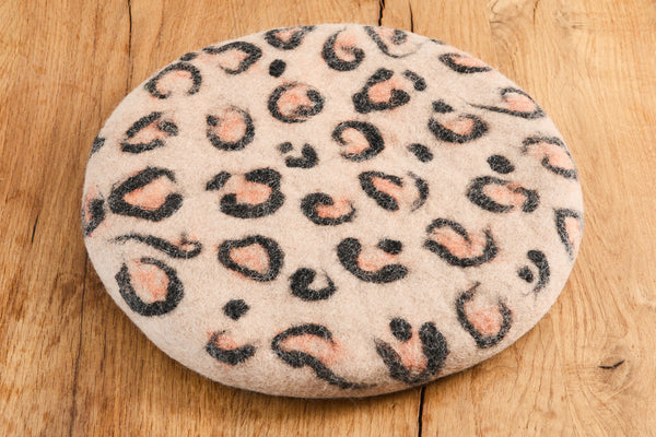 feelz Sitzkissen rund Leopard Wildlife Serie