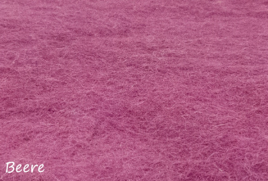 Sitzkissen aus Filz (100% Wolle) rund , 35cm, Rosa-, Pink-, Beerentöne - fair gehandelt