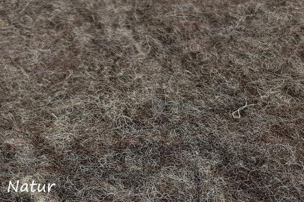 Sitzkissen aus Filz (100% Wolle) rund, 35cm, grau-, naturtöne - fair gehandelt