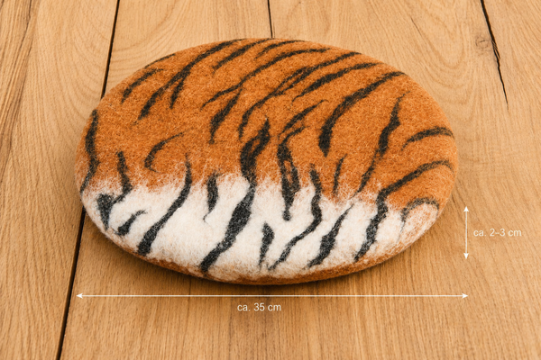 feelz Sitzkissen rund Tiger Größe