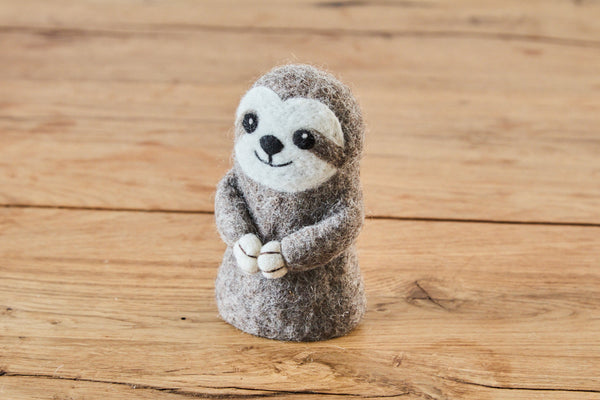 feelz Eierwärmer Faultier aus Filz handgefertigt aus 100 % Wolle (Merino), Filztier, Ostern, Fair Trade Foto