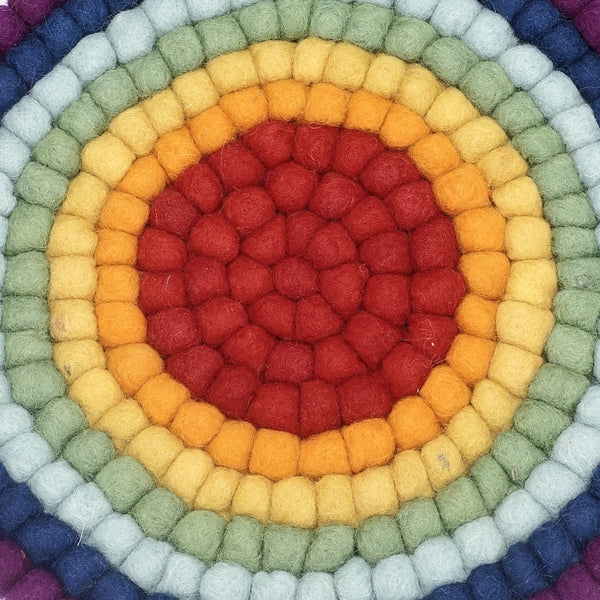 feelz Untersetzer Regenbogen Chakra lila nah