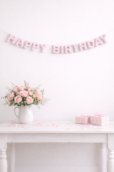 Girlande Happy Birthday de Luxe