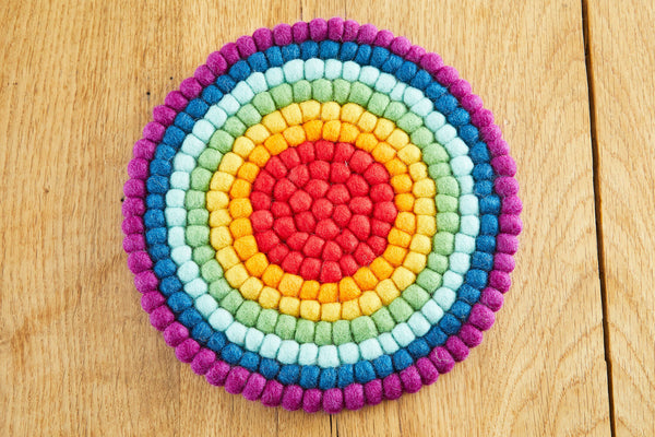 feelz Untersetzer Regenbogen Chakra lila