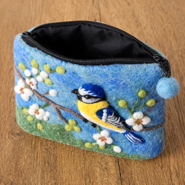 feelz Täschchen Blaumeise offen