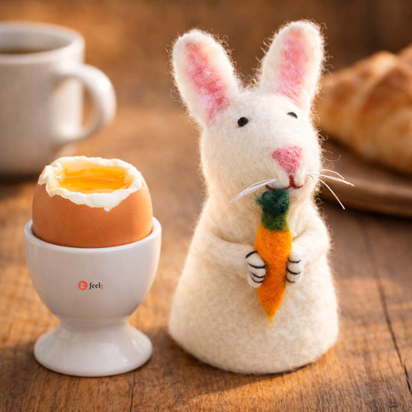feelz Eierwärmer Hase mit Möhre mit Ei