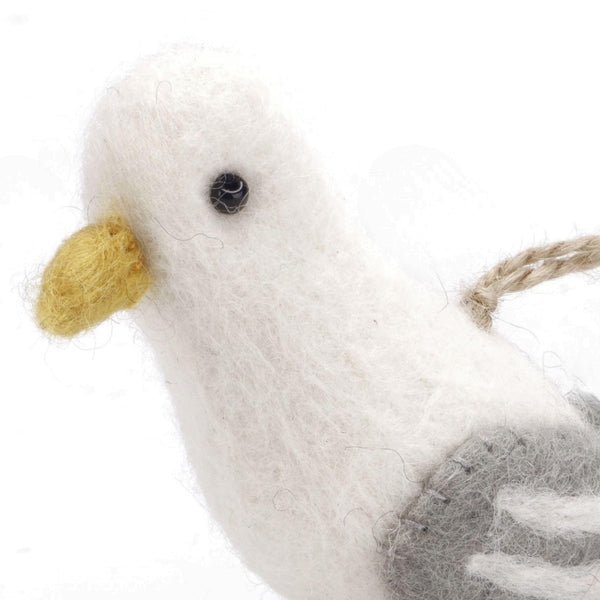 feelz Möwe aus Filz Hänger nah