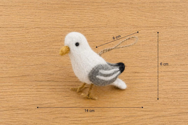feelz Möwe aus Filz Hänger Masse