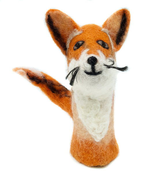 Eierwärmer Fuchs, Tierfigur aus Filz, Ostergeschenk