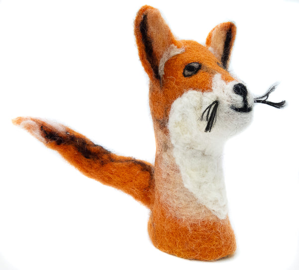 Eierwärmer Fuchs, Tierfigur aus Filz, Ostergeschenk