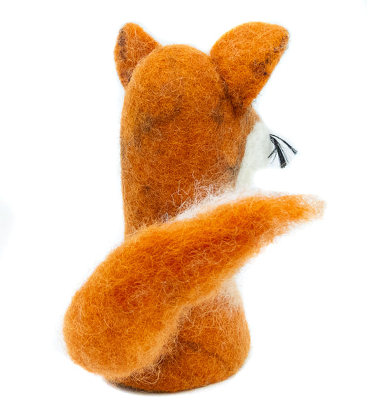 Eierwärmer Fuchs, Tierfigur aus Filz, Ostergeschenk