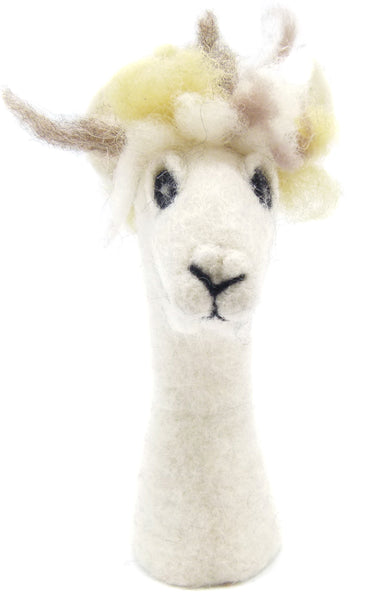 Eierwärmer Lama, Alpaka aus Filz, Osterdeko