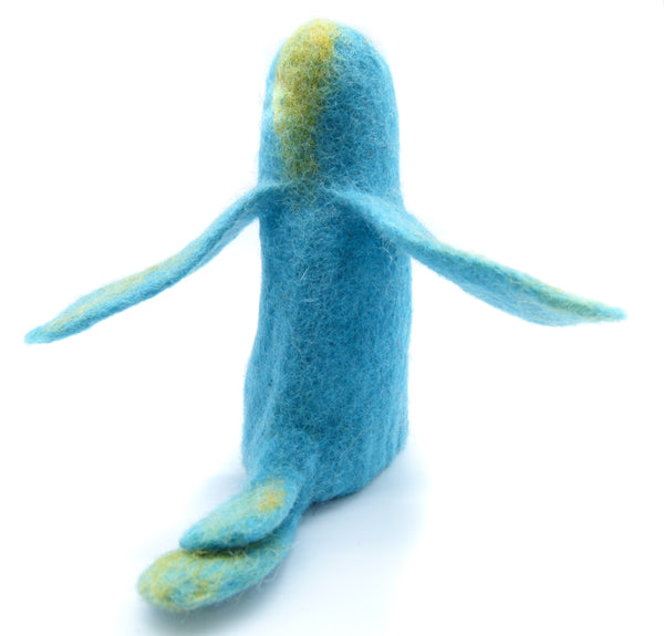 Eierwärmer Papagei, Tierfigur aus Filz, Ostergeschenk