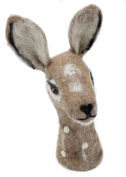 Eierwärmer Reh, Bambi, Tierfigur aus Filz, Ostergeschenk