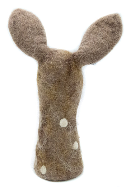 Eierwärmer Reh, Bambi, Tierfigur aus Filz, Ostergeschenk