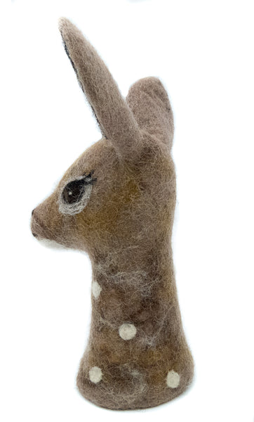 Eierwärmer Reh, Bambi, Tierfigur aus Filz, Ostergeschenk