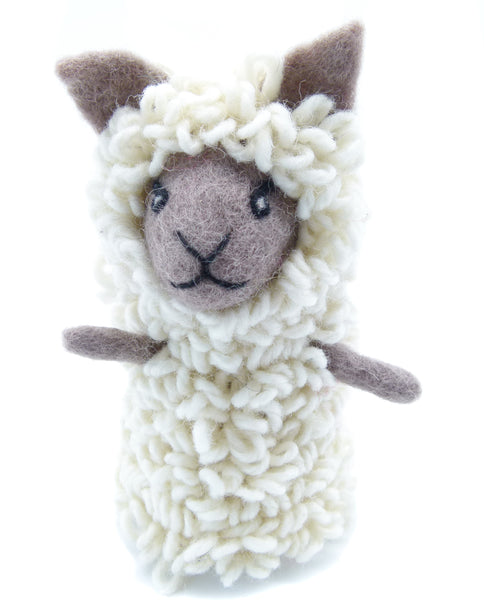 Eierwärmer Schaf, Tierfigur aus Filz, Ostergeschenk, Osterdeko