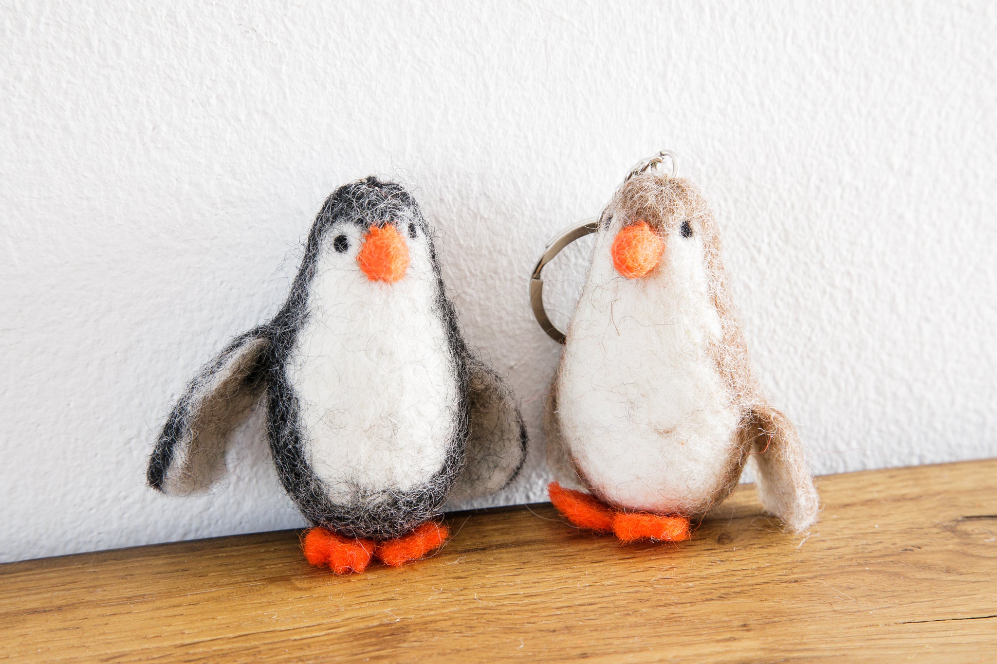 Fairtrade - Schlüsselanhänger Pinguin aus Filz, Geschenk Weihnachten,  Nikolaus – FeelzDeutschland